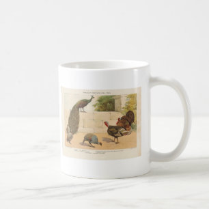 Pfau, Truthahn & Perlhuhn Kaffeetasse