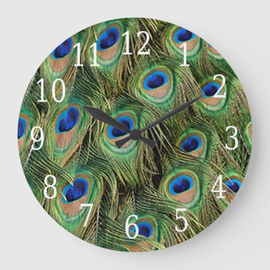 Pfau-Uhr Große Wanduhr (Vorderseite)