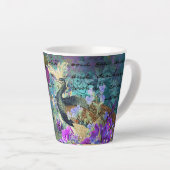 Pfau und Blume Milchtasse (Rechte Ecke)