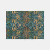 Pfau und Drache, 1878 von William Morris Fleecedecke (Vorderseite (Horizontal))