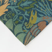 Pfau und Drache, 1878 von William Morris Fleecedecke (Ecke)