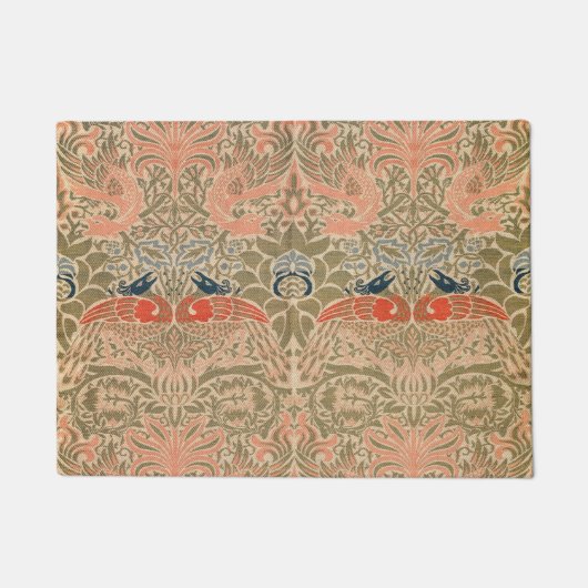 Pfau und Drache (1878) von William Morris Fußmatte (Vorderseite)