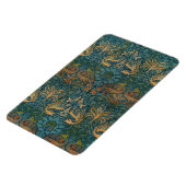 Pfau und Drache, 1878 von William Morris Magnet (Linke Seite)