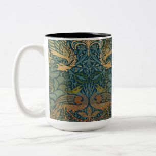 Pfau und Drache, 1878 von William Morris Zweifarbige Tasse