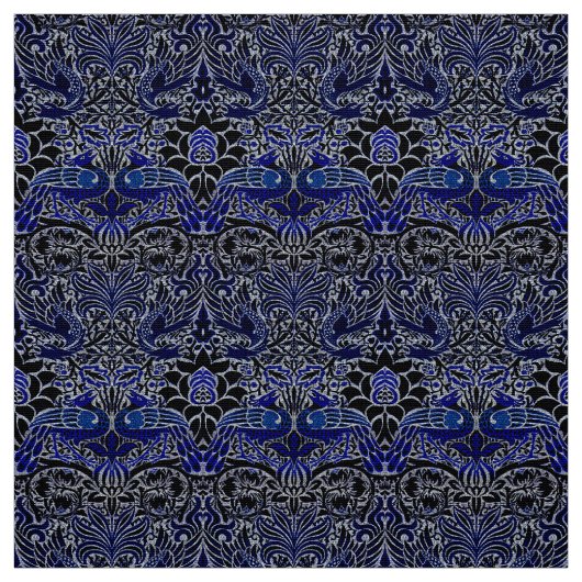 Pfau-und Drache-Gewebe Stoff (Muster)