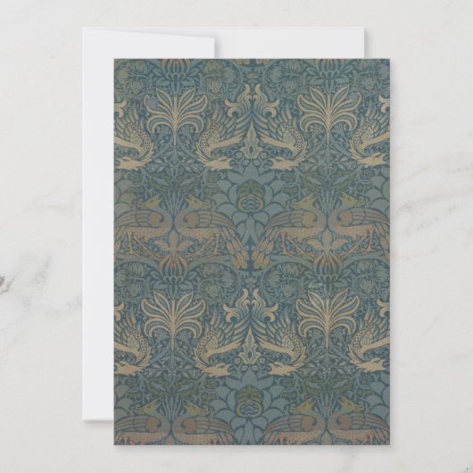 Pfau und Drache von William Morris (Vorderseite)