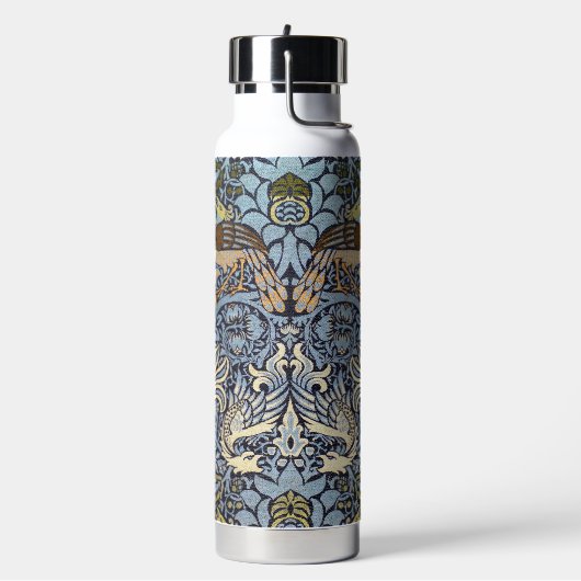 Pfau und Drache, William Morris Trinkflasche (Links)