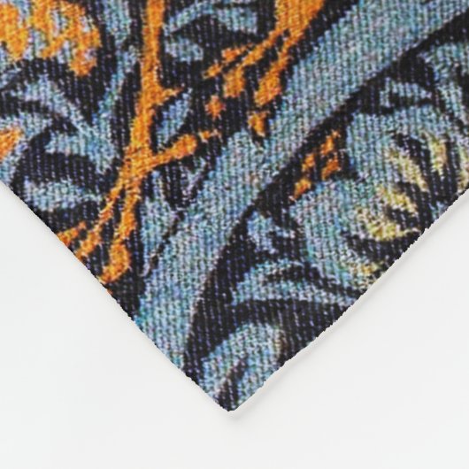 Pfau und Dragon, William Morris Fleecedecke (Ecke)