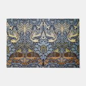 Pfau und Dragon, William Morris Fußmatte (Vorderseite)