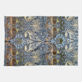 Pfau und Dragon, William Morris Geschirrtuch (Horizontal)