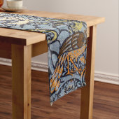 Pfau und Dragon, William Morris Kurzer Tischläufer (Beispiel)