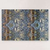 Pfau und Dragon, William Morris Puzzle (Horizontal)