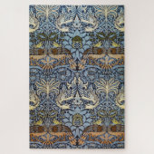 Pfau und Dragon, William Morris Puzzle (Vertikal)