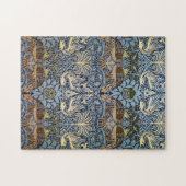 Pfau und Dragon, William Morris Puzzle (Horizontal)