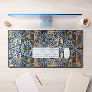 Pfau und Dragon, William Morris Schreibtischunterlage