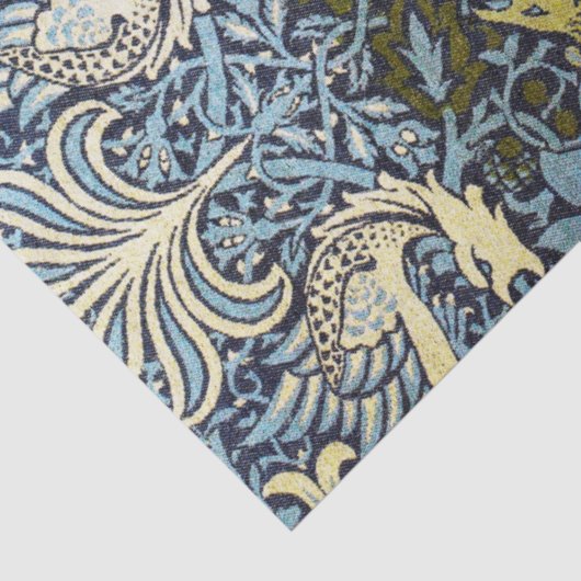 Pfau und Dragon, William Morris Seidenpapier (Ausschnitt)