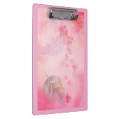 Pfau und Feder Klemmbrett (Rechts)