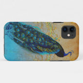 Pfau und Filigree Case-Mate iPhone Hülle (Rückseite (Horizontal))