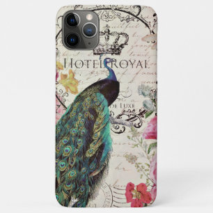 Pfau und Frühlingsblumen Case-Mate iPhone Hülle