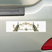 Pfau- und Goldgewächse Autoaufkleber (Auf Auto)