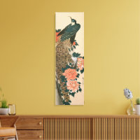 Pfau und Pfaue von Hiroshige, japanische Kunst
