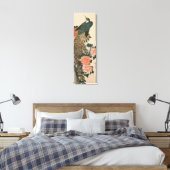 Pfau und Pfaue von Hiroshige, japanische Kunst Leinwanddruck (Insitu (Schlafzimmer))
