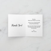 Pfau und Pfaue von Hiroshige Wedding Dankeskarte (Innenseite)