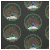 Pfau und Pfauenschmetterling Stoff (Muster)