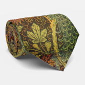 Pfau und Viktorianischer Kakhahn Krawatte (Gerollt)