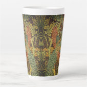 Pfau und Viktorianischer Kakhahn Milchtasse (Vorderseite)