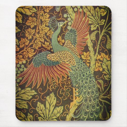 Pfau und Viktorianischer Kakhahn Mousepad (Vorne)