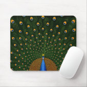 Pfau-Verbreitung Mousepad (Mit Mouse)