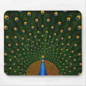 Pfau-Verbreitung Mousepad (Vorne)