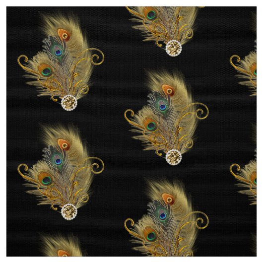 Pfau versieht diamante de stoff (Muster)