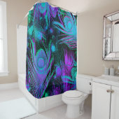 Pfau versieht Duschvorhang durch Julie Everhart (Beispiel)