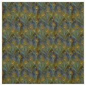 Pfau versieht Gewebe mit Federn Stoff (Muster)