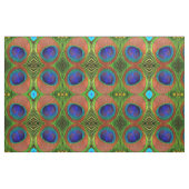 Pfau versieht Gewohnheit 6B mit Federn Stoff (Yard (91,4 cm))