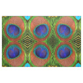 Pfau versieht Gewohnheit 6B mit Federn Stoff (Fat Quarter (45,7 x 55,9 cm))