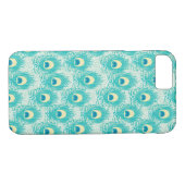 Pfau versieht Muster mit Federn Case-Mate iPhone Hülle (Rückseite (Horizontal))