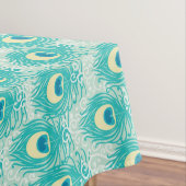 Pfau versieht Muster mit Federn Tischdecke (Beispiel)