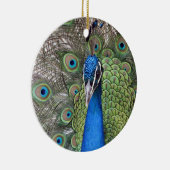 Pfau-Verzierung Keramik Ornament (Rechts)