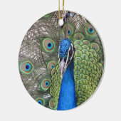 Pfau-Verzierung Keramik Ornament (Links)