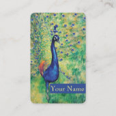 Pfau - Visitenkarte (Vorderseite)