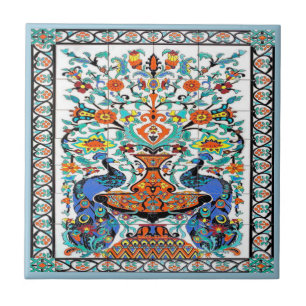 Pfau-Vogel-Fliese, Fliese