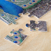 Pfau-Vogel-Puzzlespiel Puzzle (Seite)