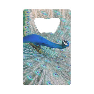 Pfau, Vogel, Tier Geldbeutel Flaschenöffner