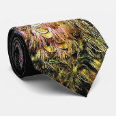 Pfau-Vogel-Tier-Tier-Krawatte Krawatte (Gerollt)