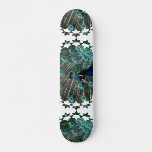 Pfau-VogelSkateboard Skateboard (Vorne)