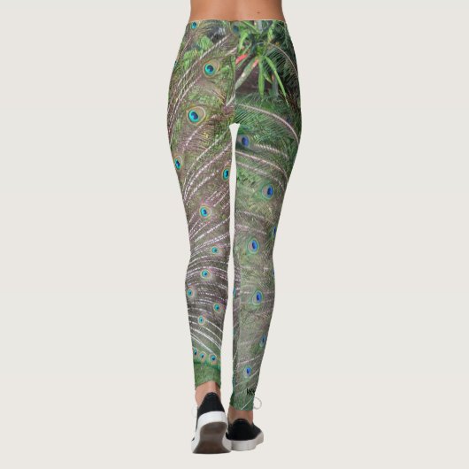 Pfau von Hawaii Leggings (Rückseite)