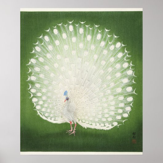 Pfau von Ohara Koson (1925-1936) Poster (Vorne)